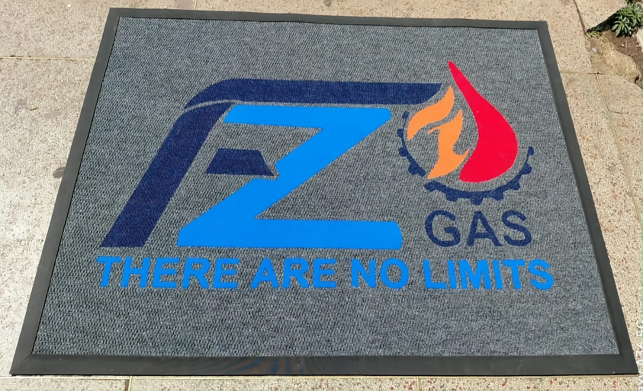 Entrance mat manufacturer work for a dealership finance office